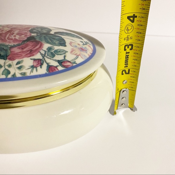 Vintage 1998 PS Limited Edition Oval Jewelry Music Trinket Box Case SEE> - Picture 10 of 12